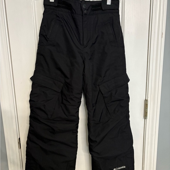 Youth Columbia Ski/Snow Omnishield Pants, Black, Size 8 - Picture 1 of 4